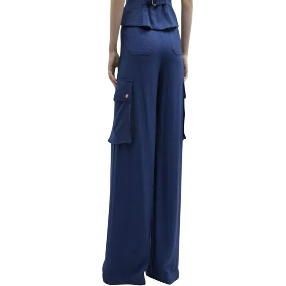 Ramy Brook Size 10 Emil High-Waisted Wide-Leg Cargo Pants NWT - Picture 2 of 11